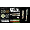 AK-Interactive: Real Colors Lacquer Paint Set WWII RAF Temperate Land Scheme (4 colors)