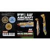 AK-Interactive: Real Colors Lacquer Paint Set WWII RAF Aircraft Desert Colors (3 colors) RCS110